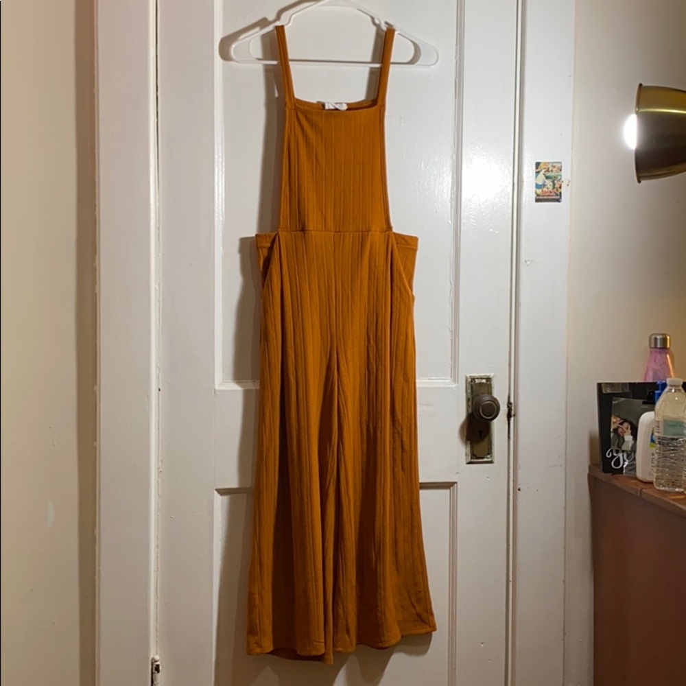 Sienna sky burnt orange overalls